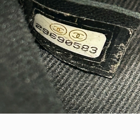 🔥Chanel Metalic Crumpled Calfskin Coco Top Handle Mini Bag Full Inclusion - Picture 8 of 14